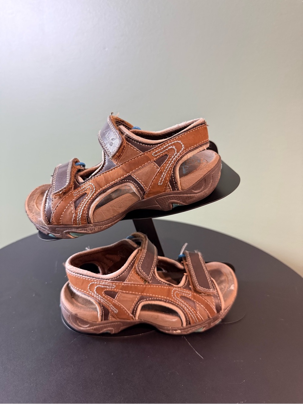 Brown Leather Sport Sandals